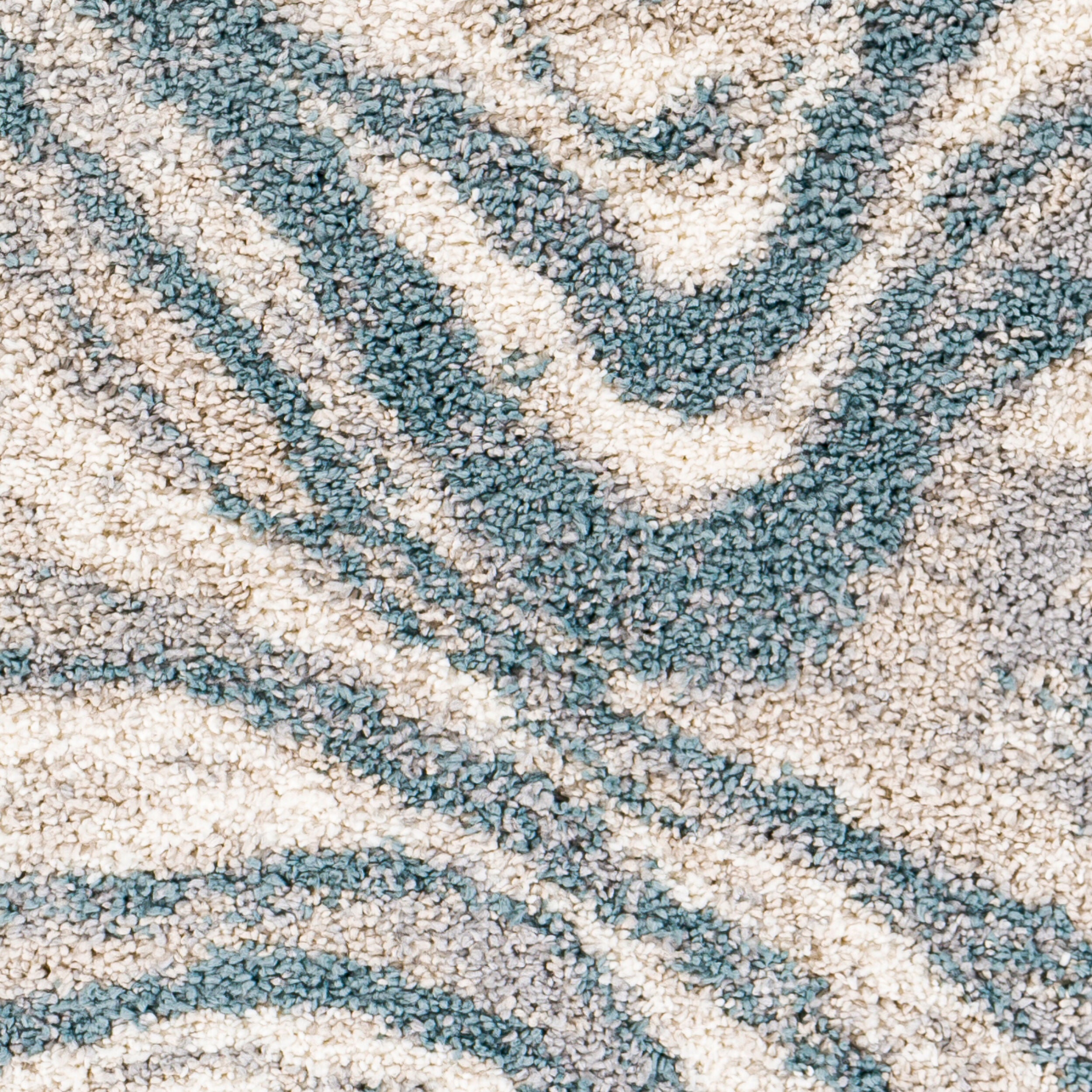 Surya Eskimo Shag ESG-2305 Blue Area Rug by LIVABLISS
