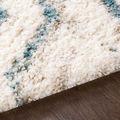 Surya Eskimo Shag ESG-2305 Blue Area Rug by LIVABLISS