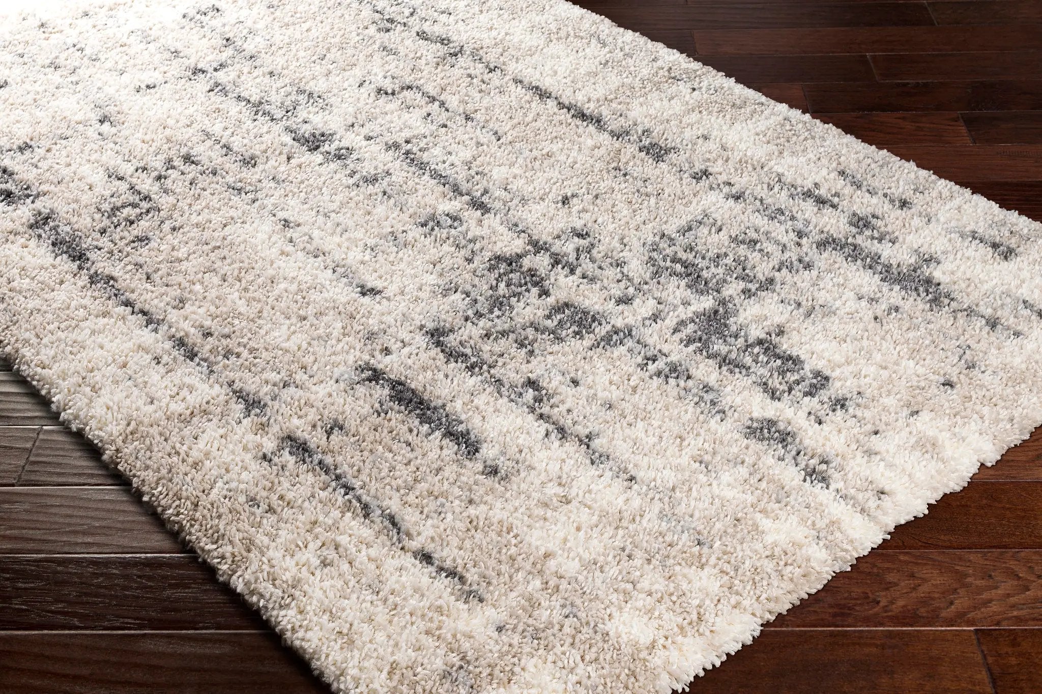 Eskimo Shag ESG-2306 Light-Beige Area Rug by LIVABLISS