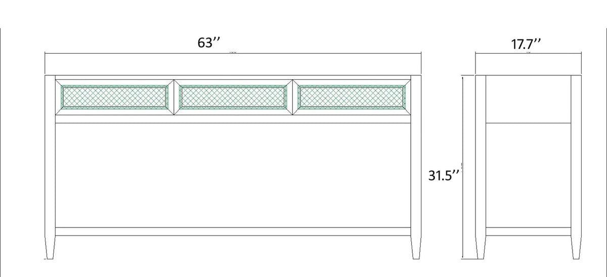 Etewah ETW-003 Console Table by LIVABLISS