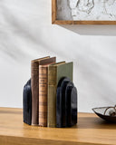 Surya Aayena EYA-001 Black Decorative Bookend by LIVABLISS