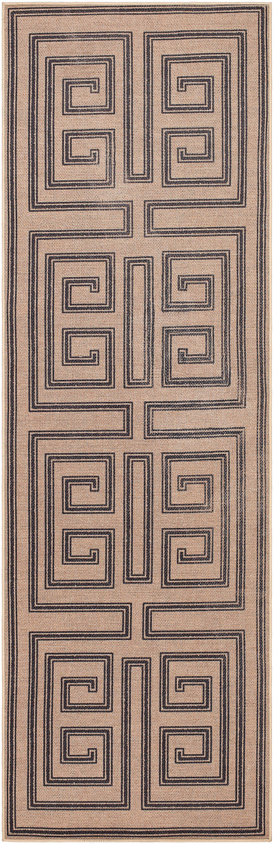 Livabliss Ez Jute EZT-2307 Light Brown Machine Washable Area Rug