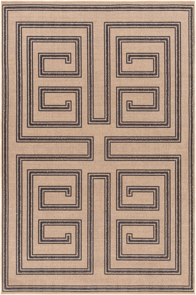 Livabliss Ez Jute EZT-2307 Light Brown Machine Washable Area Rug