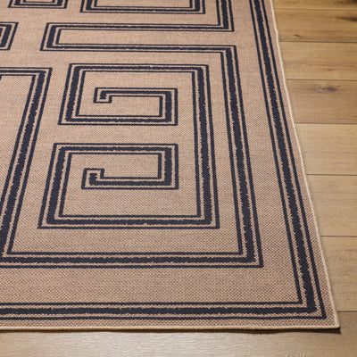 Livabliss Ez Jute EZT-2307 Light Brown Machine Washable Area Rug