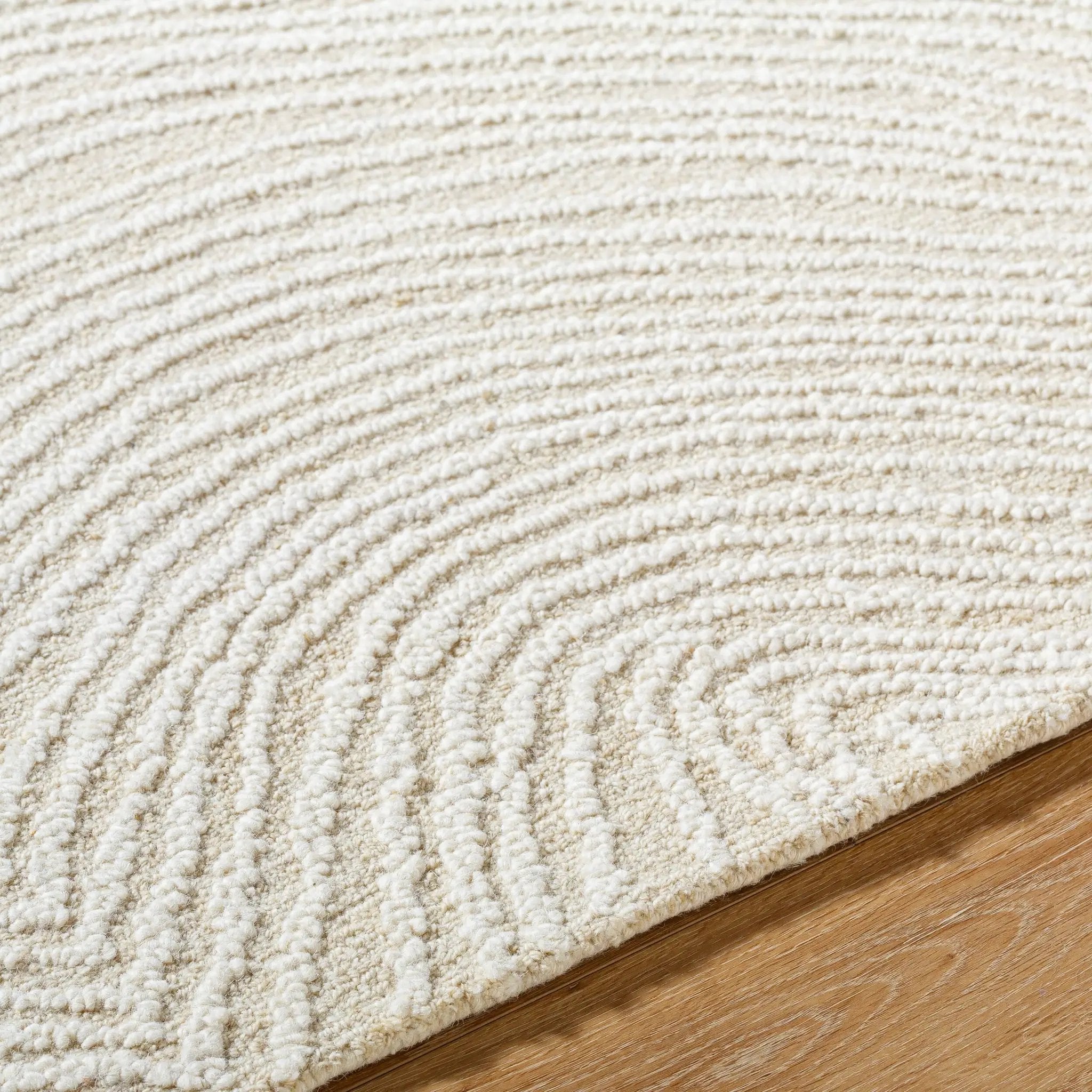 Falcao FAC-2301 Ivory Area Rug by LIVABLISS