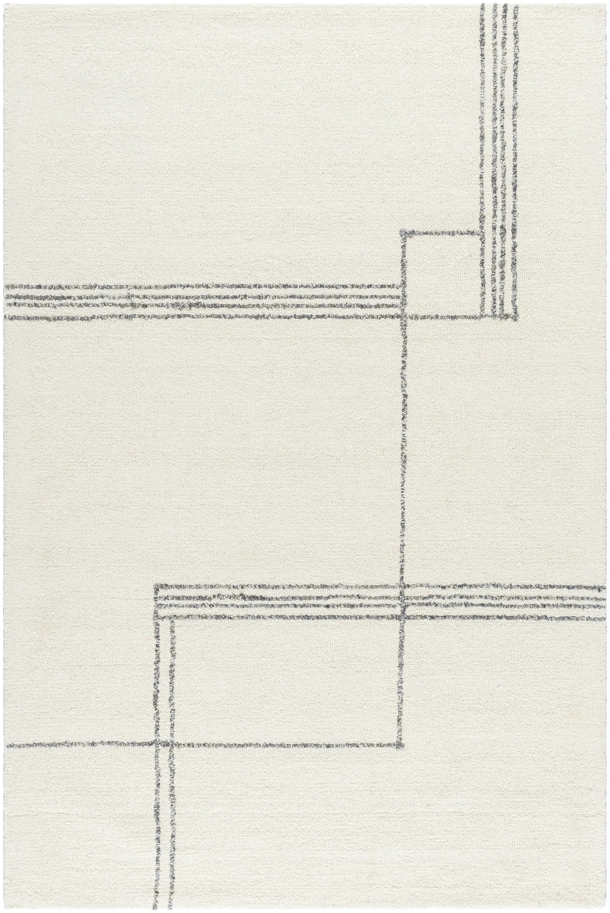 Falcao FAC-2302 Ivory Area Rug by LIVABLISS