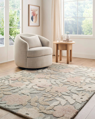 LIVABLISS Fabian FBI-2302 Dusty-Rose Area Rug