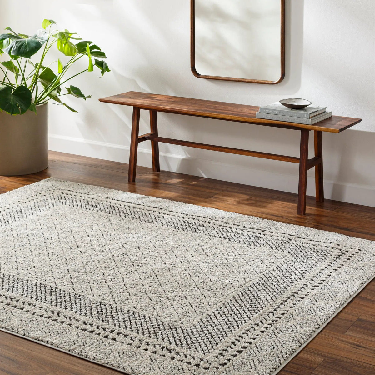 LIVABLISS Freud FEU-2301 Ivory Area Rug