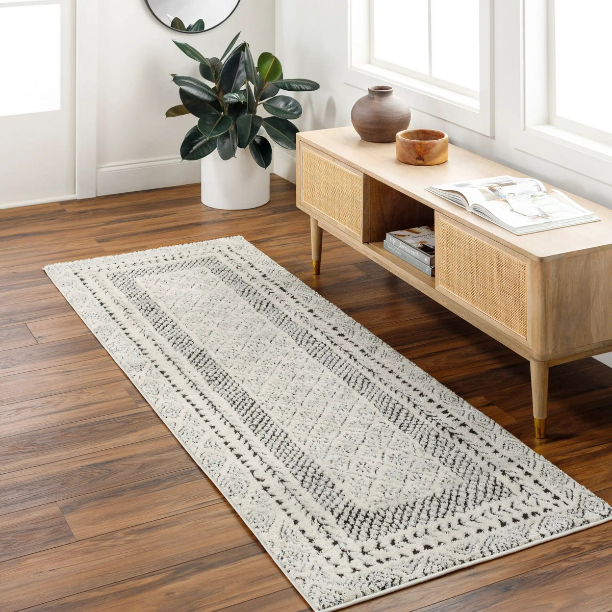LIVABLISS Freud FEU-2301 Ivory Area Rug