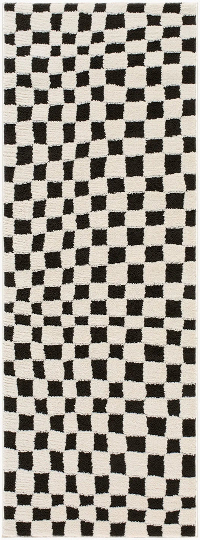 LIVABLISS Freud FEU-2302 Black Area Rug