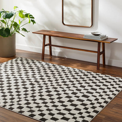 LIVABLISS Freud FEU-2302 Black Area Rug