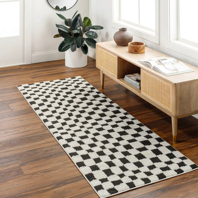 LIVABLISS Freud FEU-2302 Black Area Rug