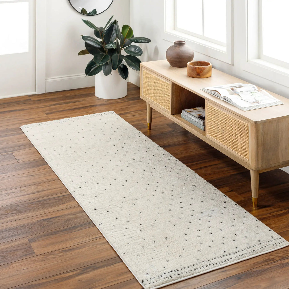 LIVABLISS Freud FEU-2303 Ivory Area Rug