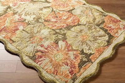 LIVABLISS Fairfax FFX-2308 Burnt-Orange Area Rug