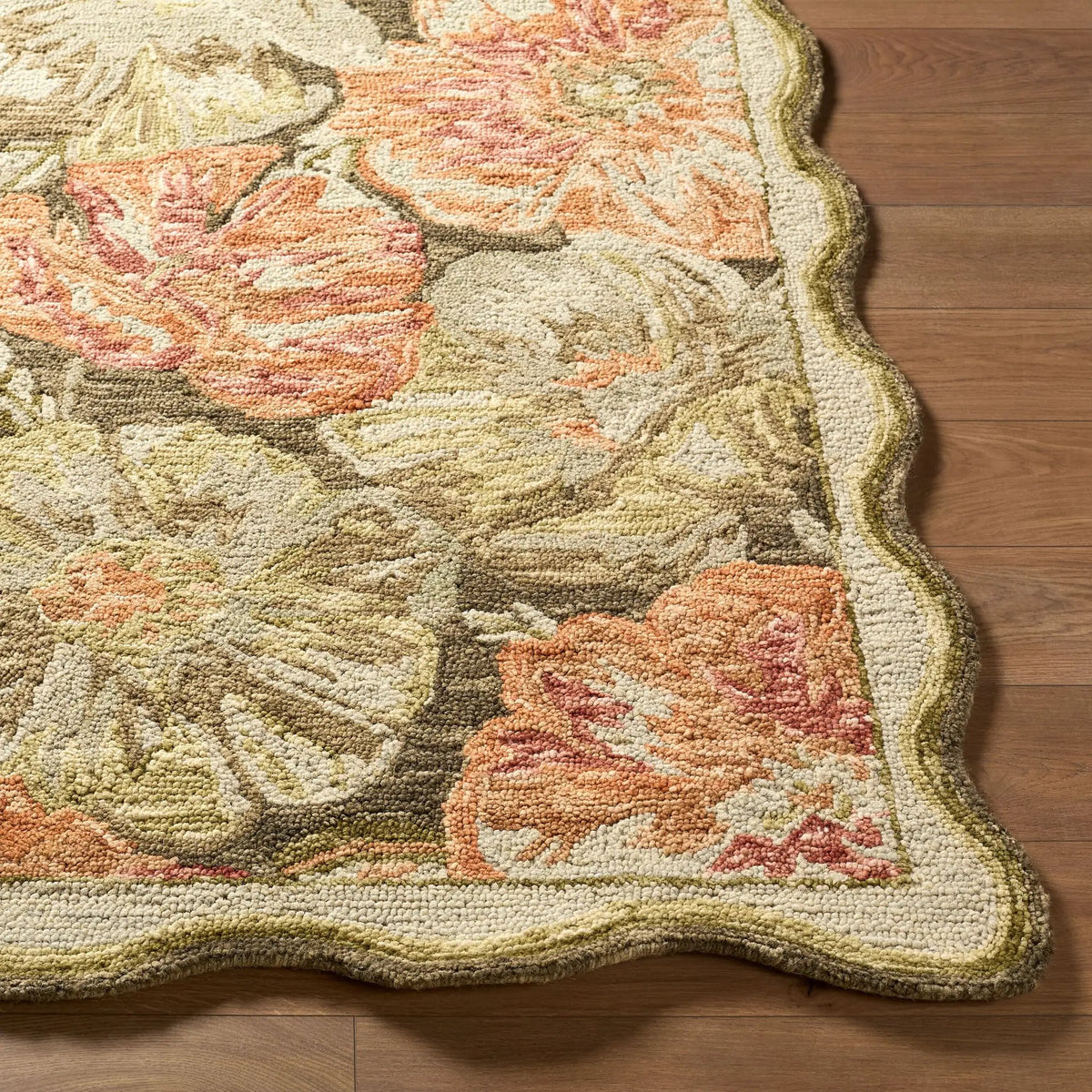 LIVABLISS Fairfax FFX-2308 Burnt-Orange Area Rug