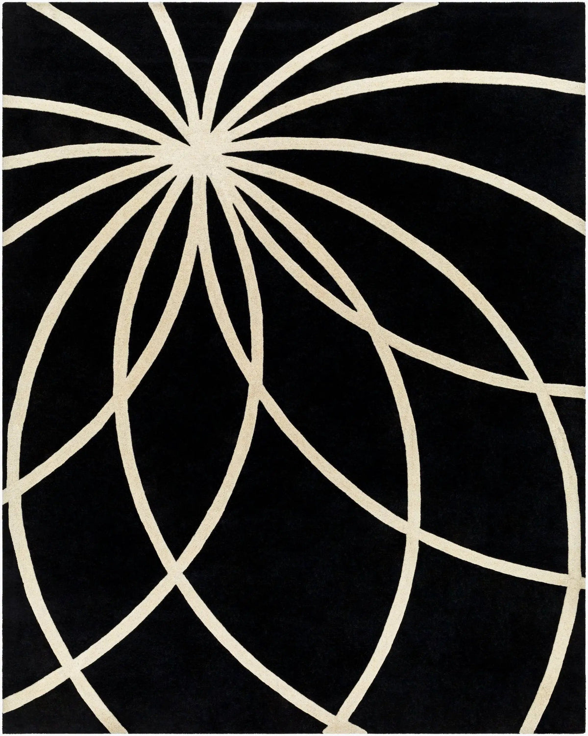 LIVABLISS Forum FM-7072 Black Area Rug