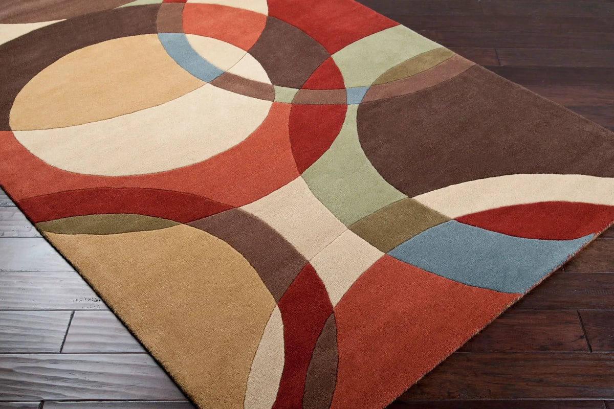 LIVABLISS Forum FM-7108 Dark-Brown Area Rug