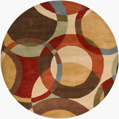 LIVABLISS Forum FM-7108 Dark-Brown Area Rug