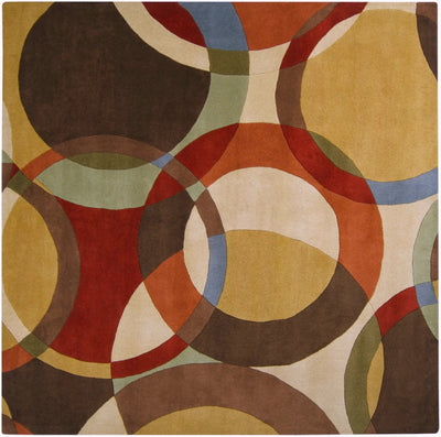 LIVABLISS Forum FM-7108 Dark-Brown Area Rug