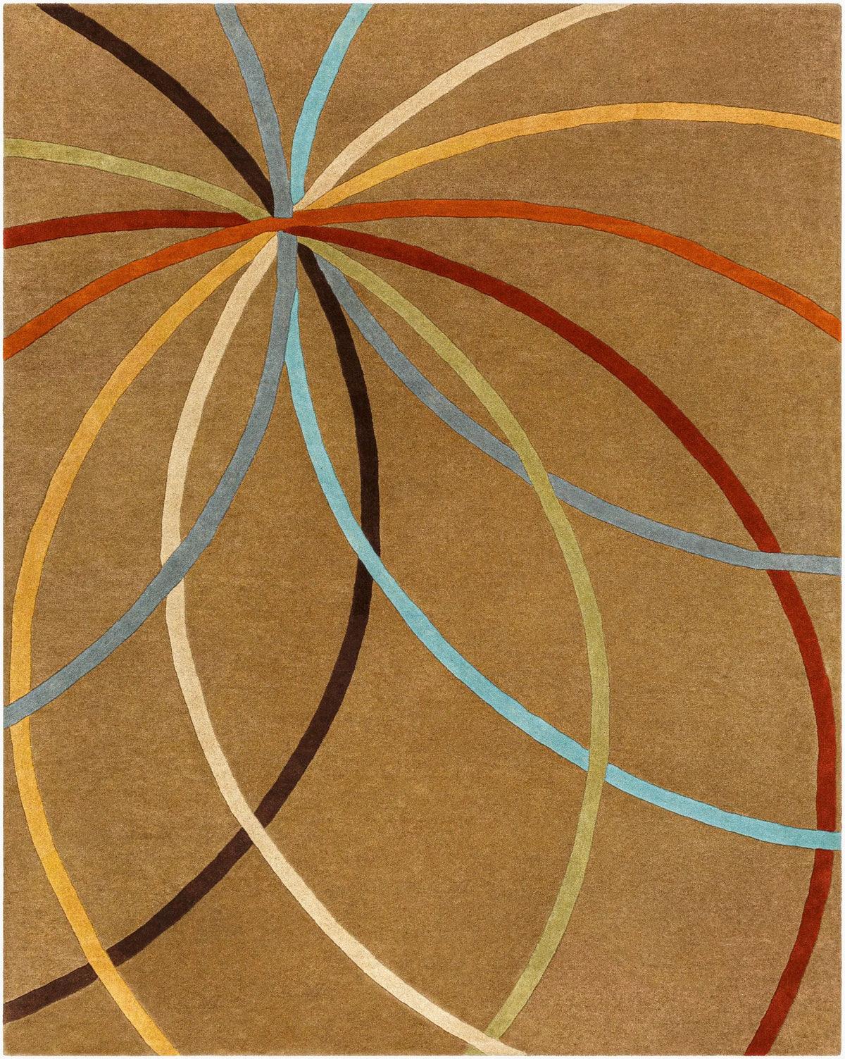 LIVABLISS Forum FM-7140 Mustard Area Rug