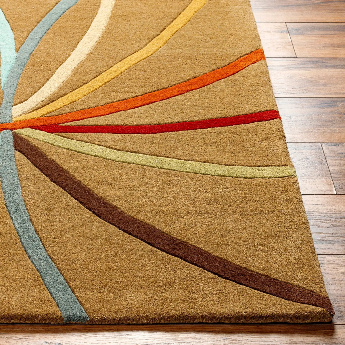 LIVABLISS Forum FM-7140 Mustard Area Rug