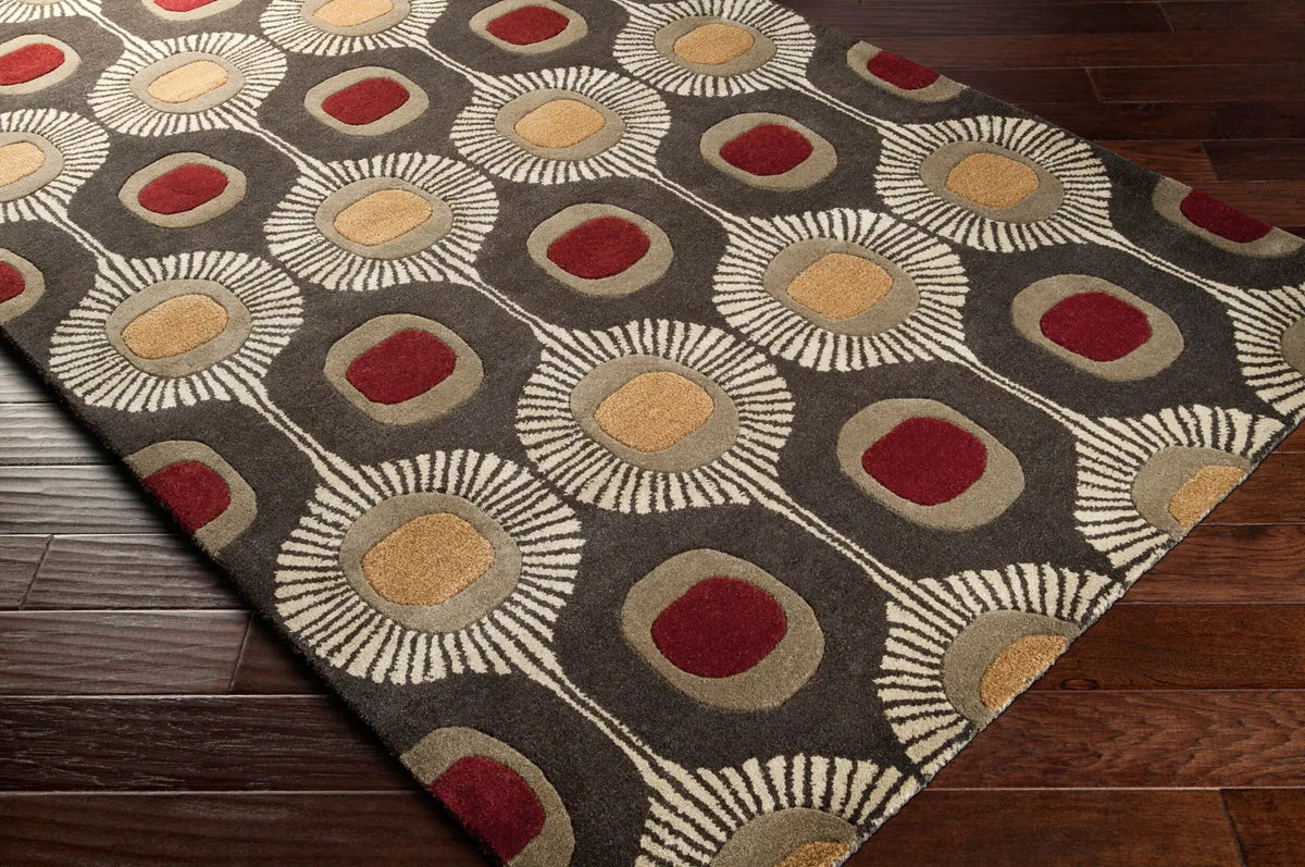 LIVABLISS Forum FM-7170 Dark-Brown Area Rug