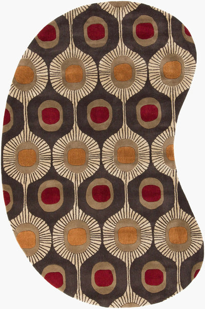 LIVABLISS Forum FM-7170 Dark-Brown Area Rug