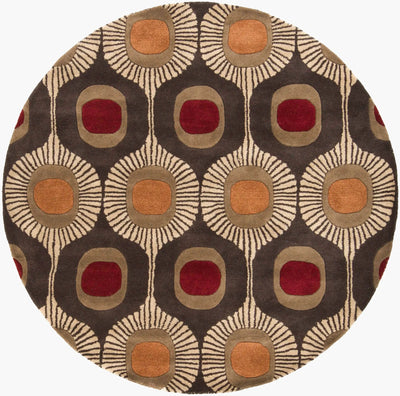 LIVABLISS Forum FM-7170 Dark-Brown Area Rug