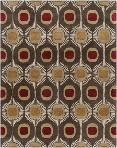 LIVABLISS Forum FM-7170 Dark-Brown Area Rug
