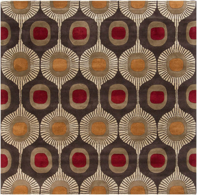 LIVABLISS Forum FM-7170 Dark-Brown Area Rug