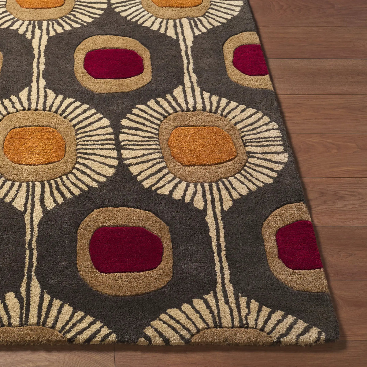 LIVABLISS Forum FM-7170 Dark-Brown Area Rug