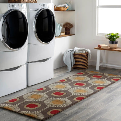 LIVABLISS Forum FM-7170 Dark-Brown Area Rug