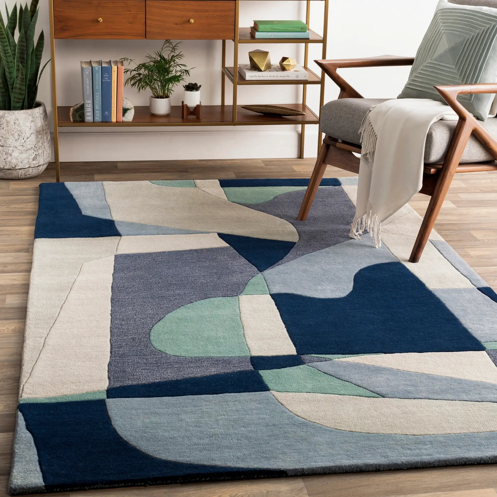 Forum FM-7195 Multicolor Area Rug by LIVABLISS