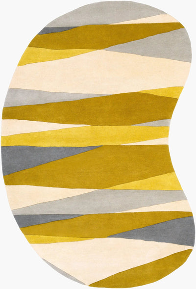 LIVABLISS Forum FM-7203 Yellow Area Rug