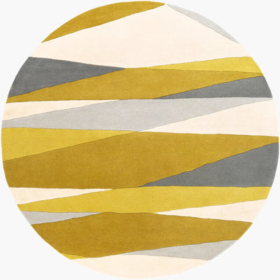 LIVABLISS Forum FM-7203 Yellow Area Rug