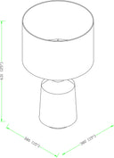 LIVABLISS Foreman FMN-200 Accent Table Lamp