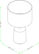 LIVABLISS Foreman FMN-300 Accent Table Lamp
