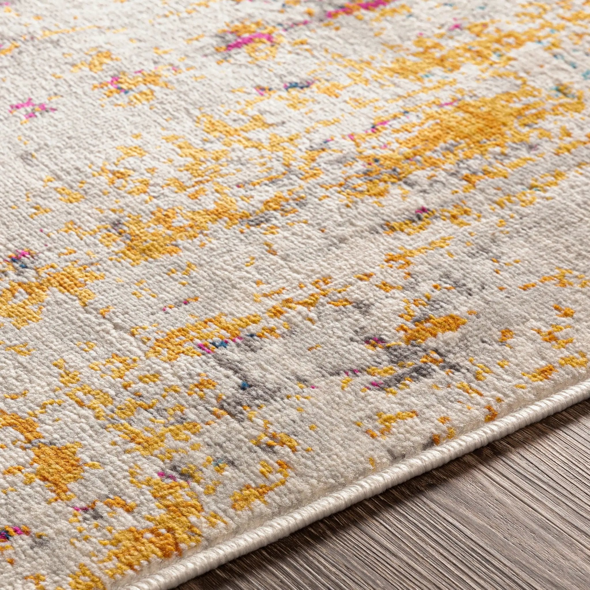 Floransa FSA-2330 Gray Area Rug by LIVABLISS