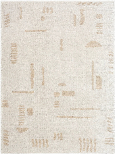 LIVABLISS Fossay Shag FSG-2301 Light-Beige Area Rug