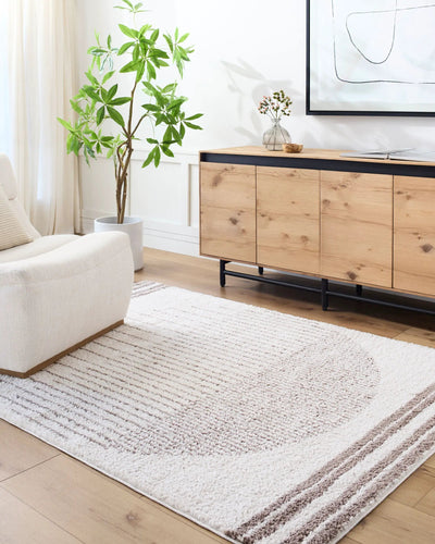 LIVABLISS Fossay Shag FSG-2305 Light-Beige Area Rug