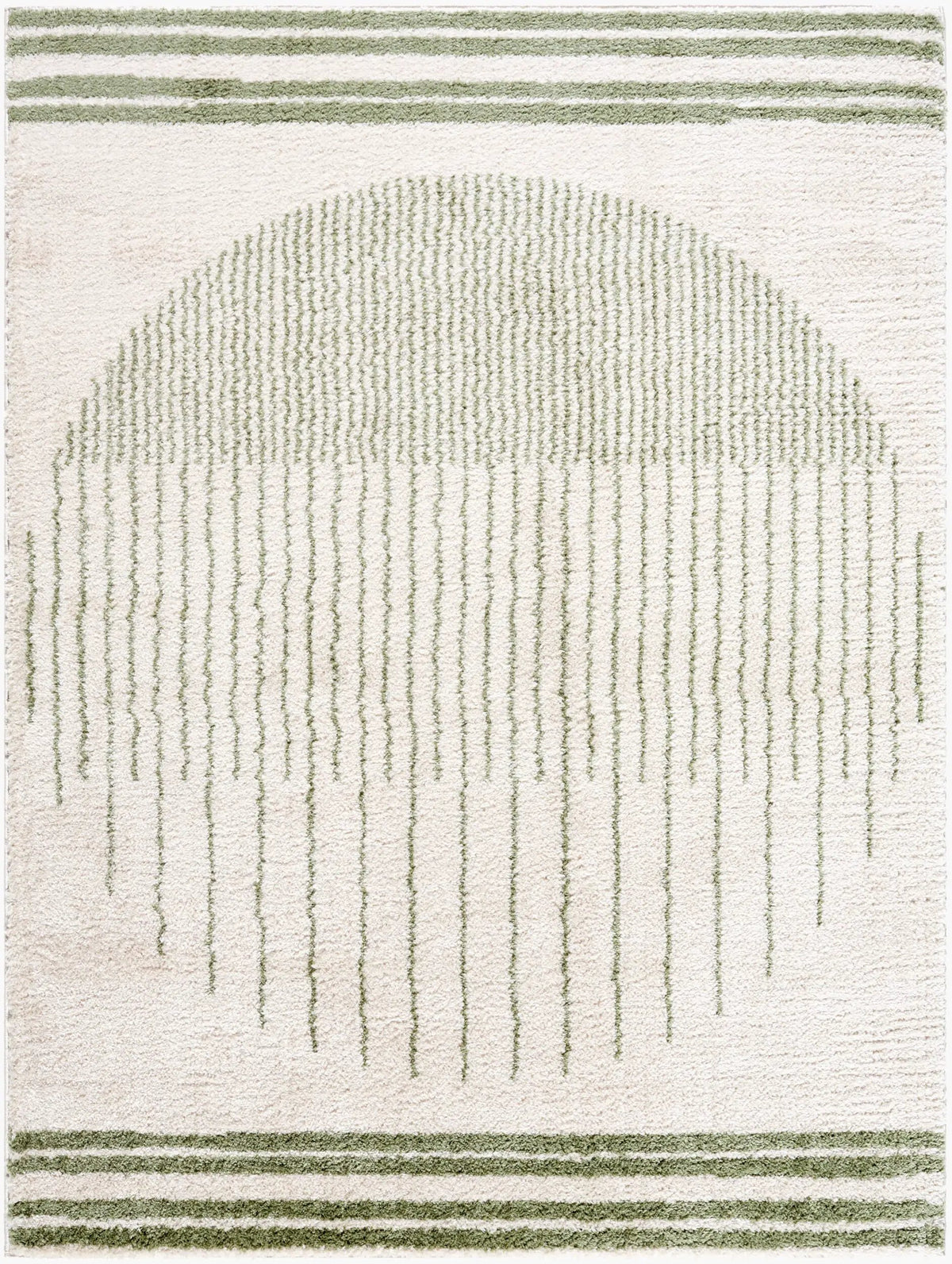 LIVABLISS Fossay Shag FSG-2307 Light-Beige Area Rug