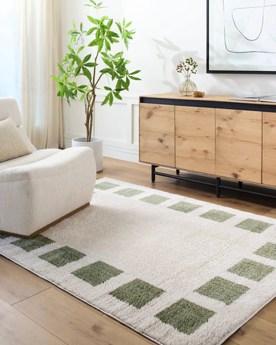 LIVABLISS Fossay Shag FSG-2315 Light-Beige Area Rug