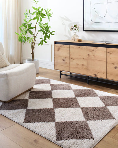 LIVABLISS Fossay Shag FSG-2323 Light-Beige Area Rug