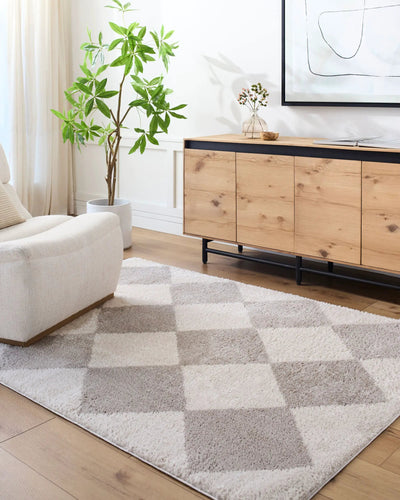 LIVABLISS Fossay Shag FSG-2327 Light-Beige Area Rug