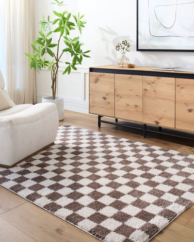 LIVABLISS Fossay Shag FSG-2328 Light-Beige Area Rug