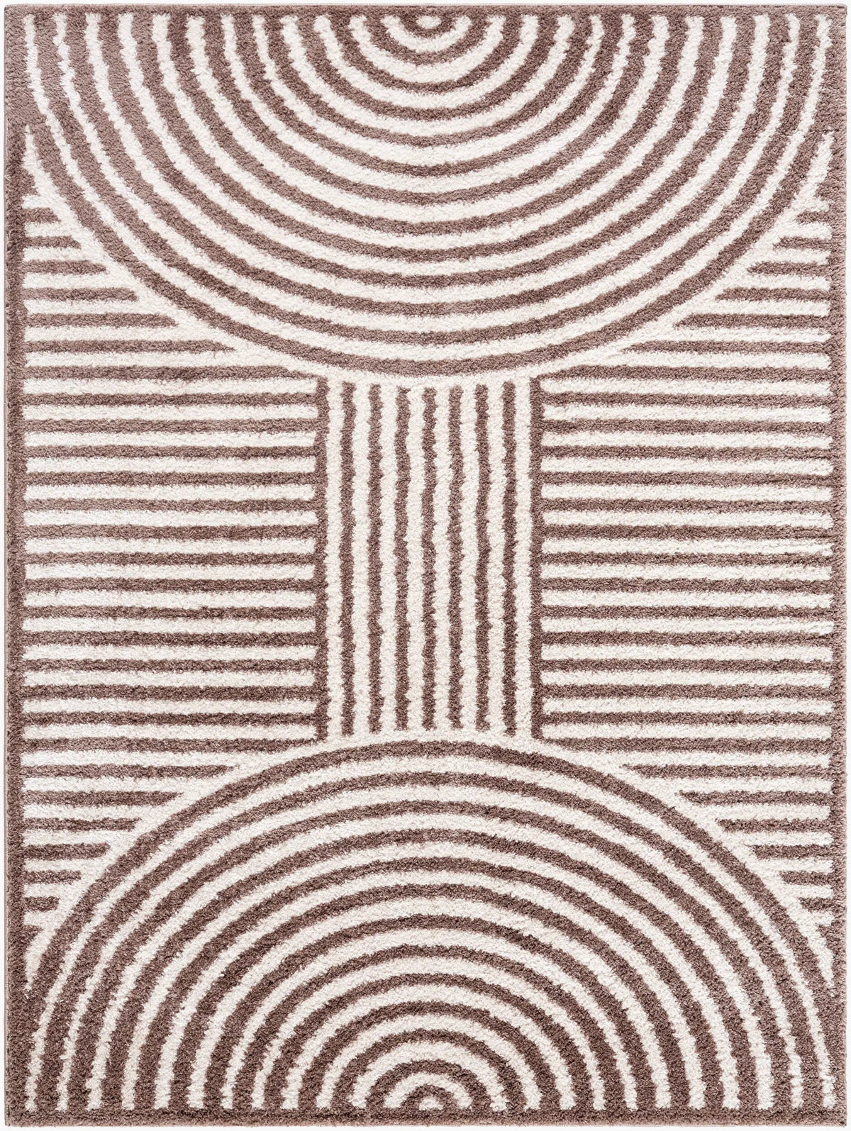 LIVABLISS Fossay Shag FSG-2331 Light-Beige Area Rug