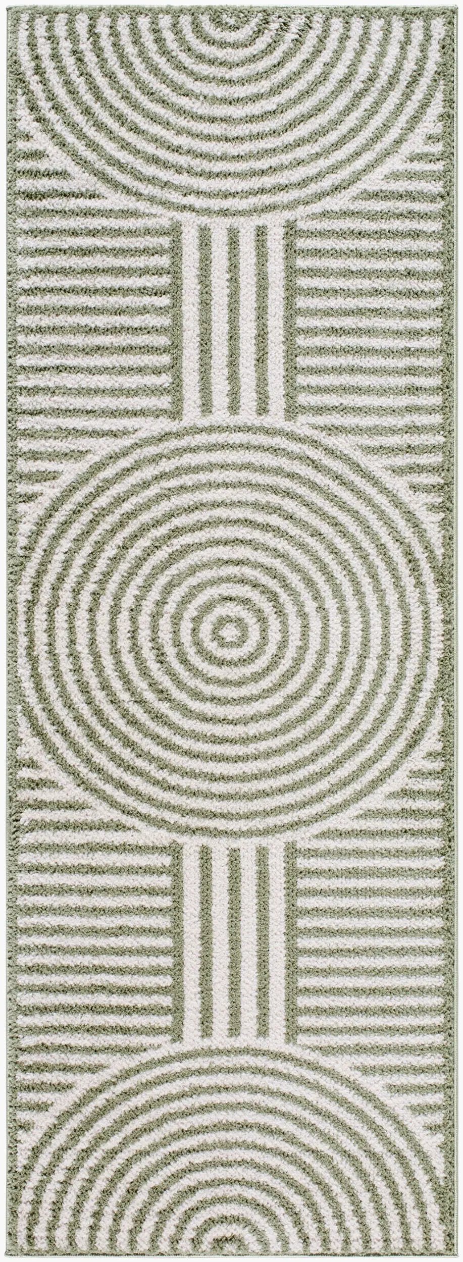 LIVABLISS Fossay Shag FSG-2333 Light-Beige Area Rug