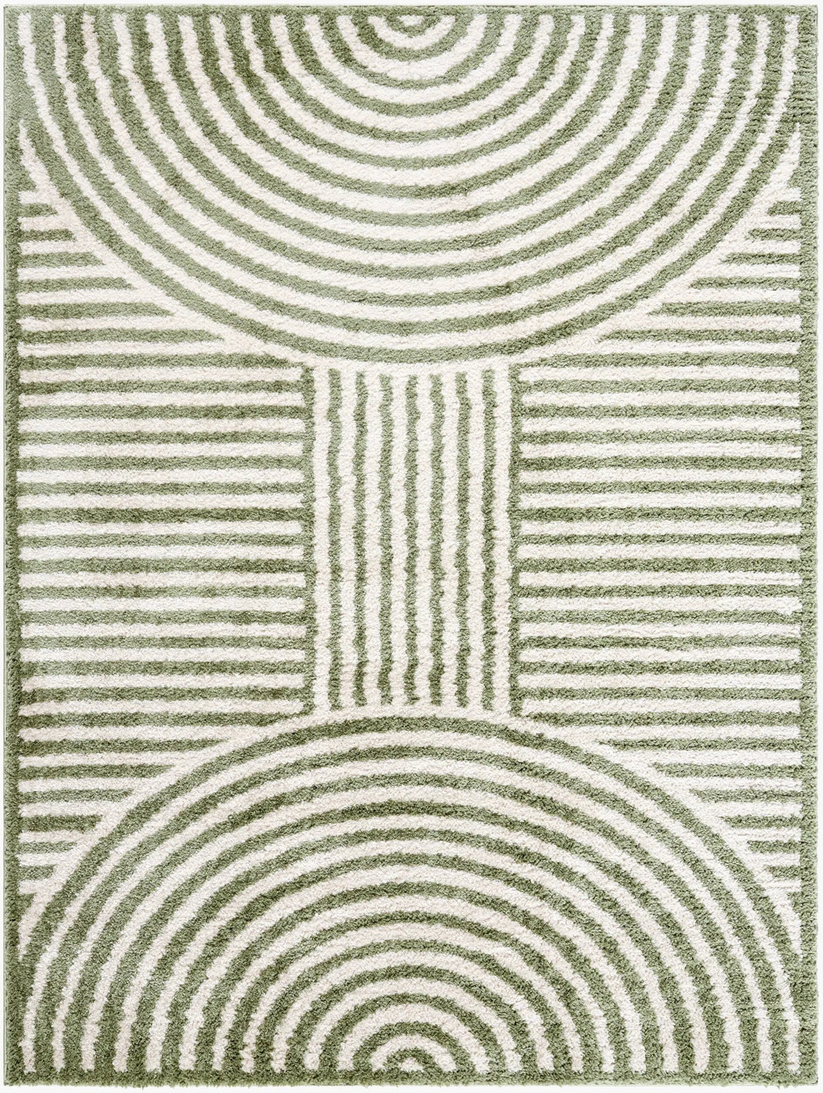 LIVABLISS Fossay Shag FSG-2333 Light-Beige Area Rug