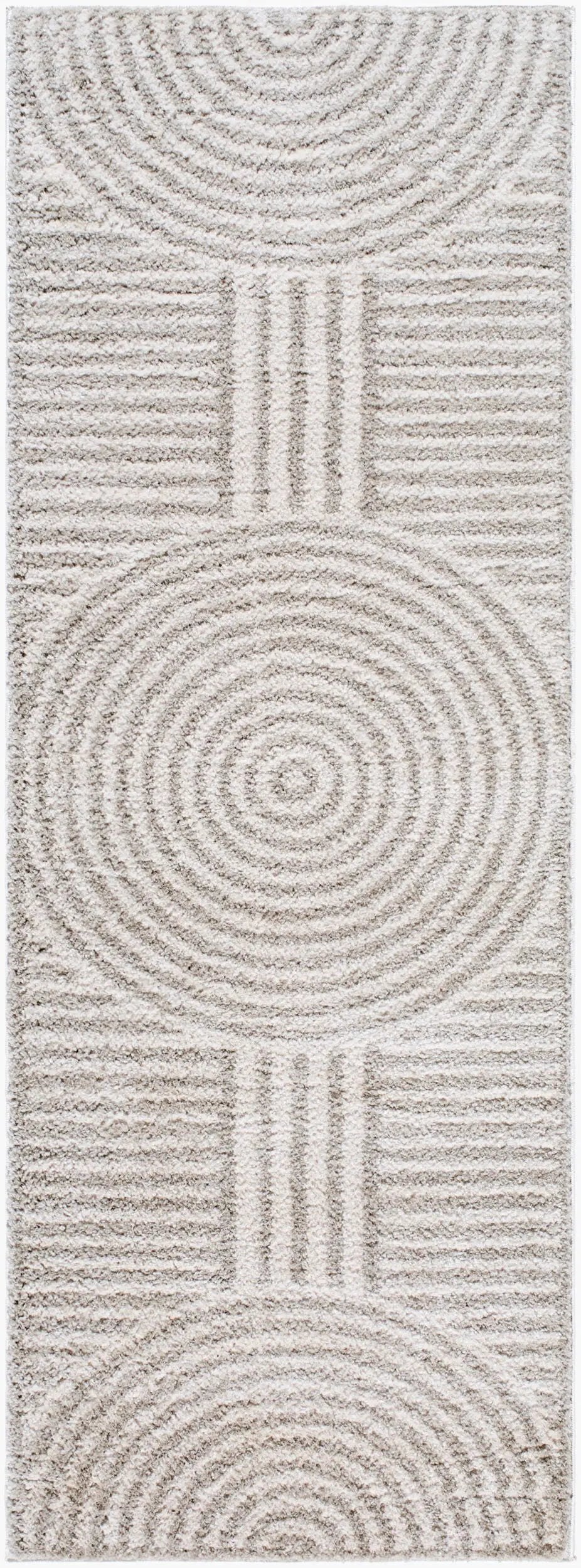 LIVABLISS Fossay Shag FSG-2335 Light-Beige Area Rug