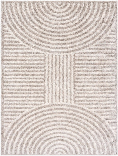 LIVABLISS Fossay Shag FSG-2335 Light-Beige Area Rug